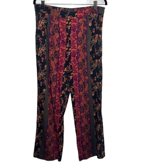 Soft Surroundings Curio Patchwork Boho Pants Women's M - Picture 1 of 5